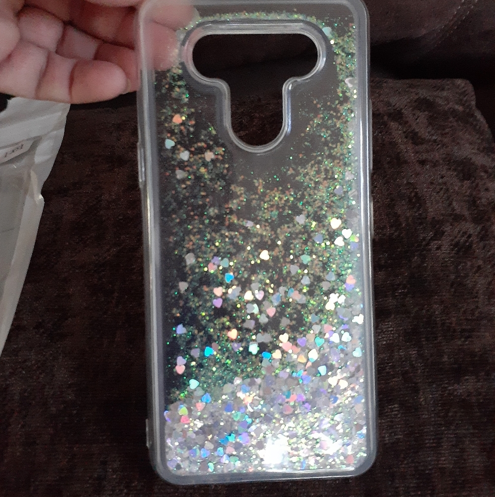 Liquid Sparkle LG K51 phone case